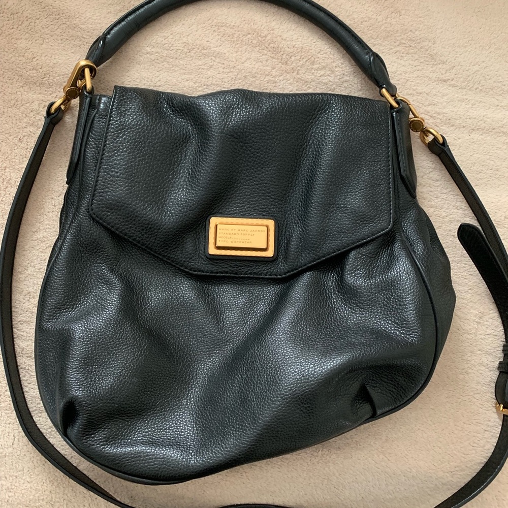 Marc Jacobs Black Hobo LIKE NEW